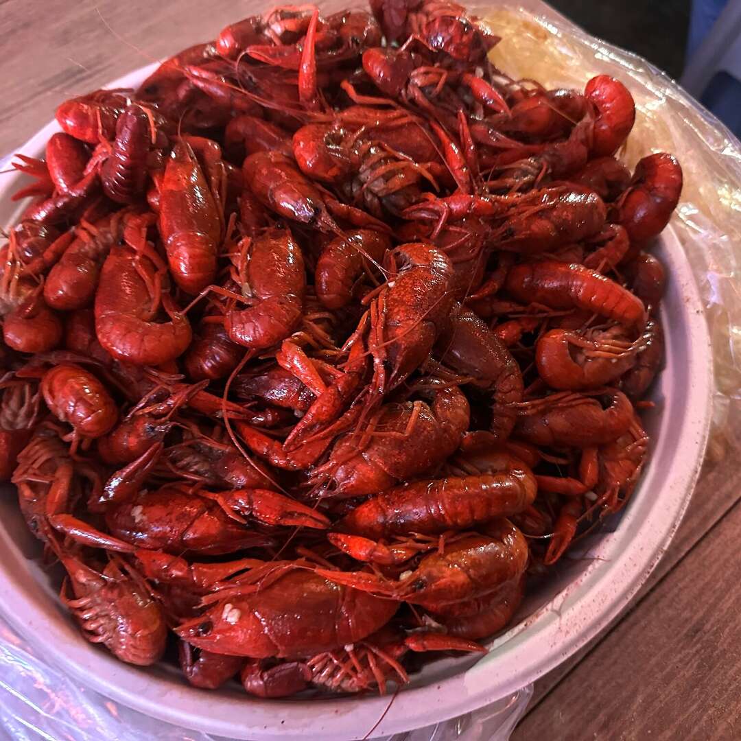 Crawfish at Blazin Cajun. 