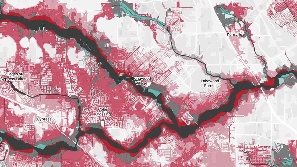 Draft flood map released by FEMA on Feb. 10, 2026.