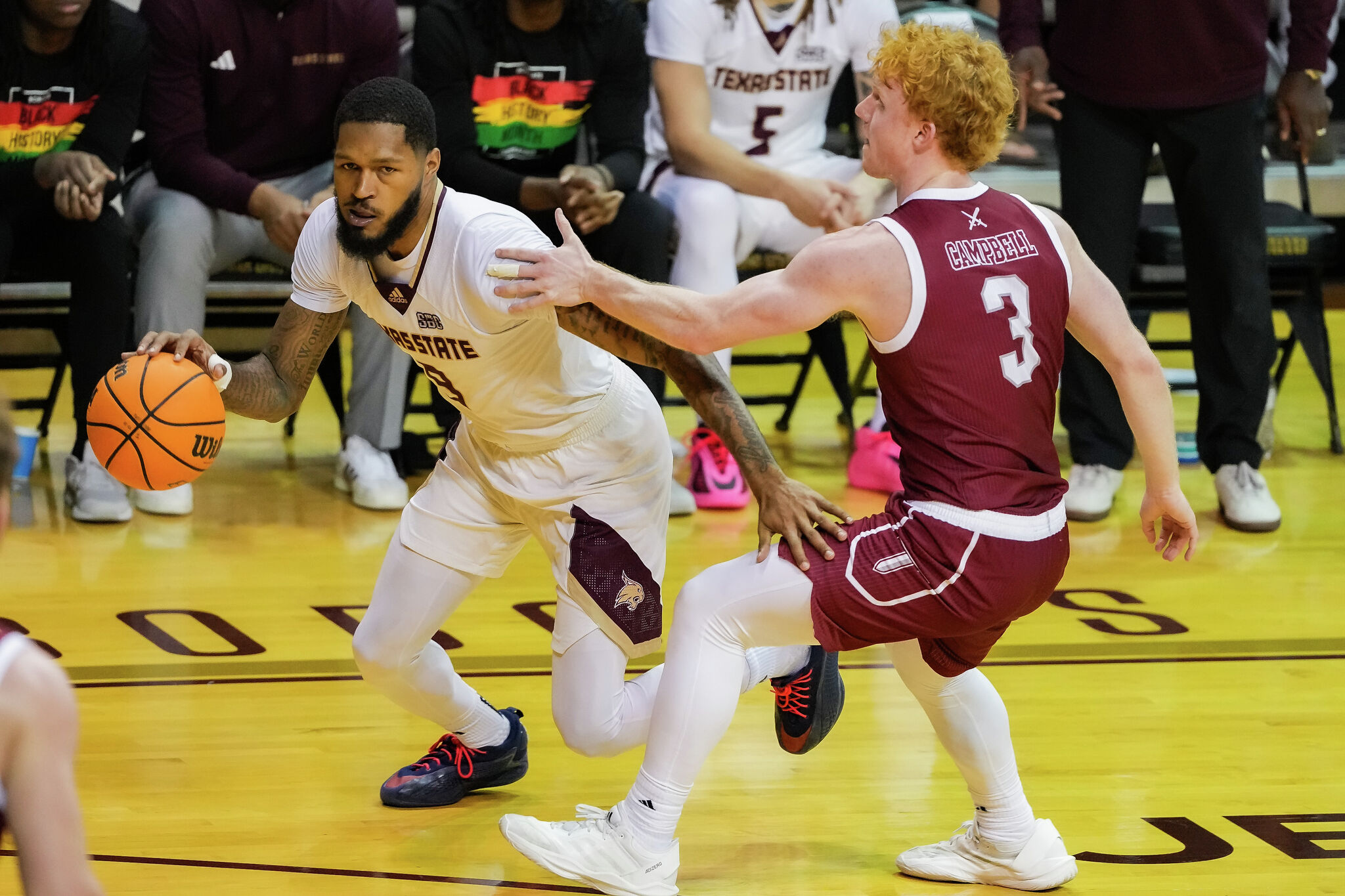 Texas State men's basketball rolls, taking down Sun Belt-leaders Troy
