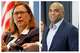 U.S. Rep. Julie Johnson, D-Farmers Branch, and former U.S. Rep. Colin Allred, D-Dallas, are competing in the Democratic primary for Congressional District 33. This is a composite of images by Chitose Suzuki and Azul Sordo.