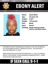 Alameda Co.: Ebony Alert Issued For At-Risk Missing Woman Last Seen In ...