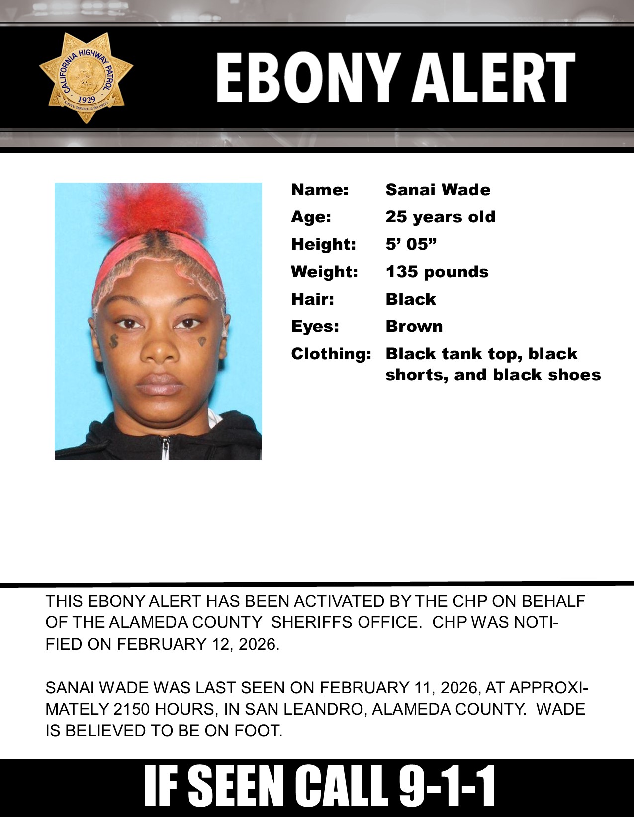 Alameda Co.: Ebony Alert Issued For At-Risk Missing Woman Last Seen In ...