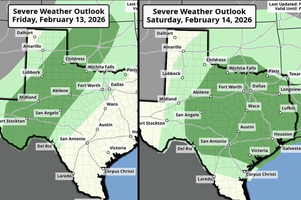 Severe storms possible across Texas this weekend. Here’s where.