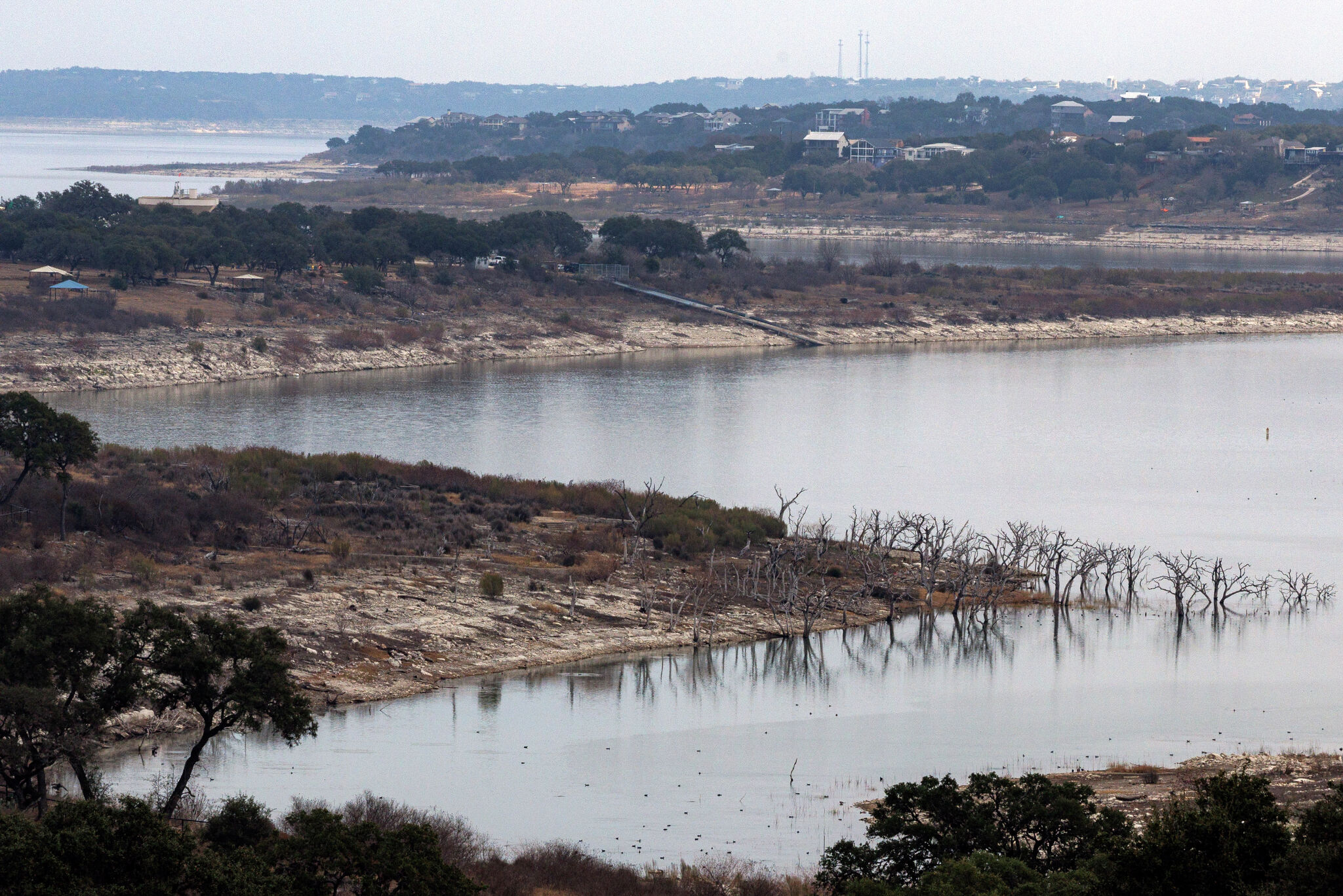 South Texas lakes are drying up again. Here are the latest levels.