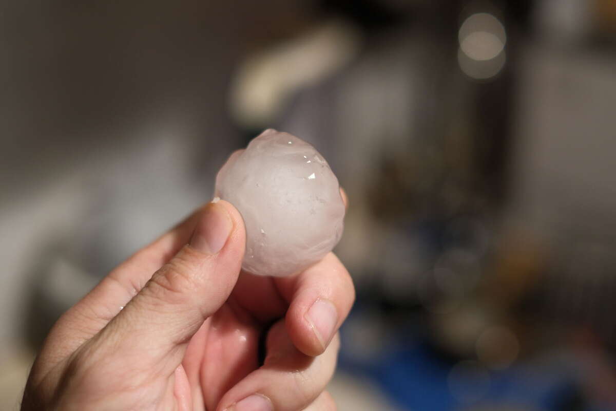Small hail could be in the cards for Valentine's Day for residents of Southeast Texas.