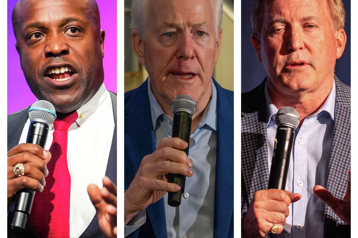 U.S. Rep. Wesley Hunt, U.S. Sen. John Cornyn and Attorney General Ken Paxton are competing in the Republican primary for U.S. Senate.