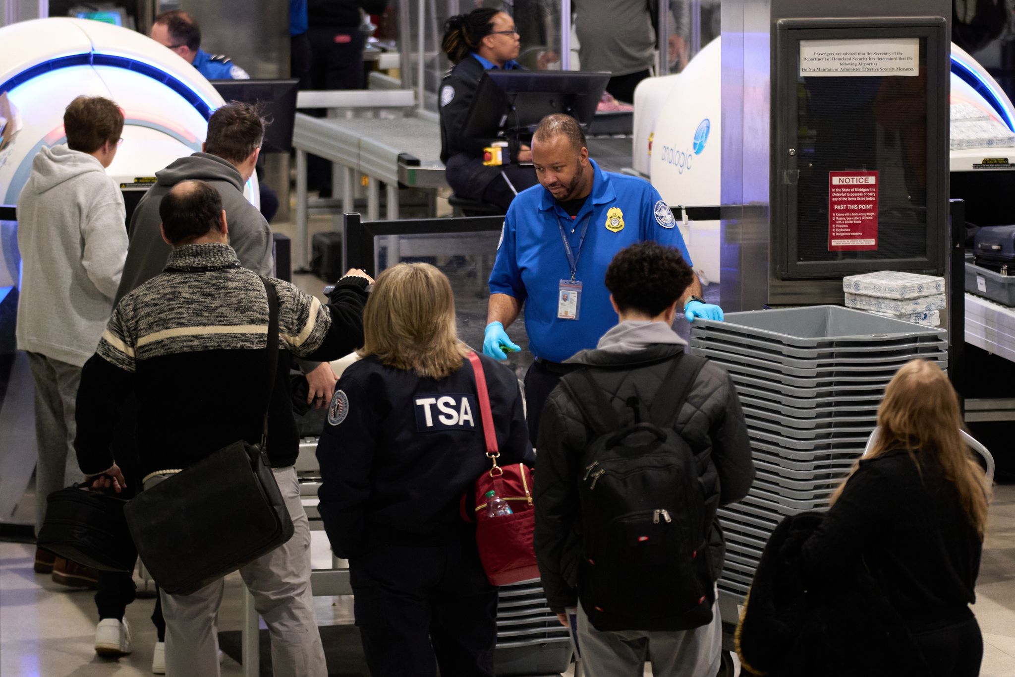 TSA agents are working without pay at US airports due to another shutdown