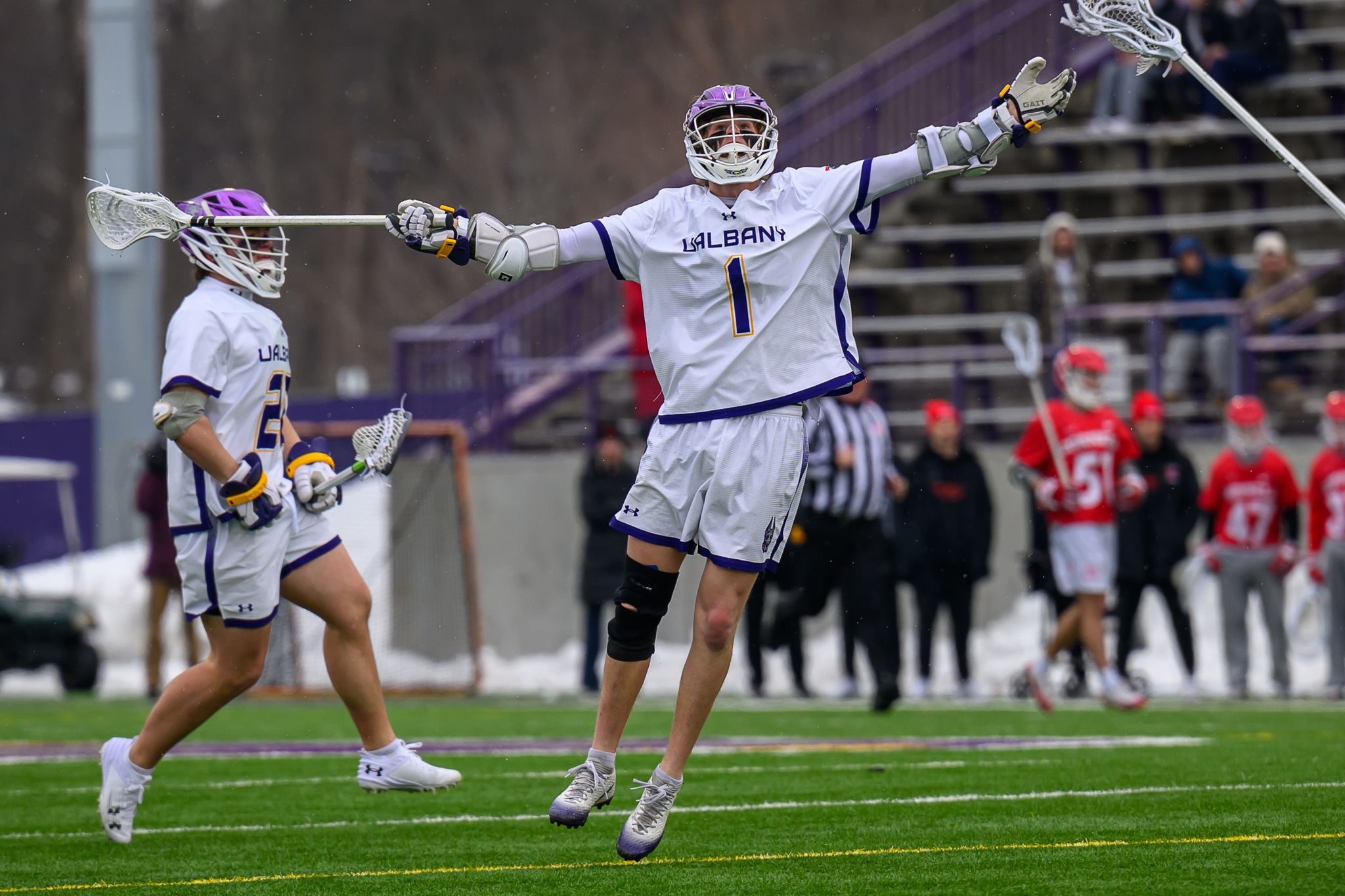 UAlbany men's lacrosse loses in final minute to fourth-ranked Cornell