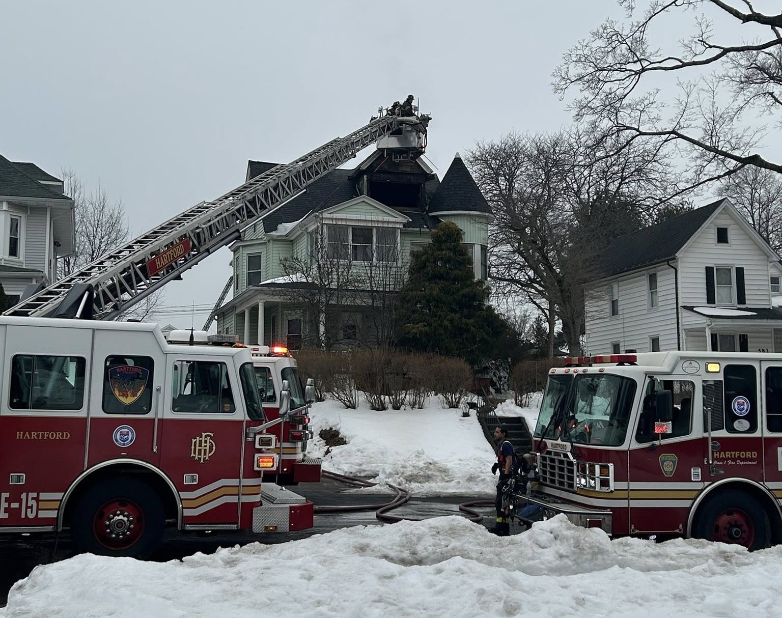 7 displaced in Hartford fire at multifamily home, officials say