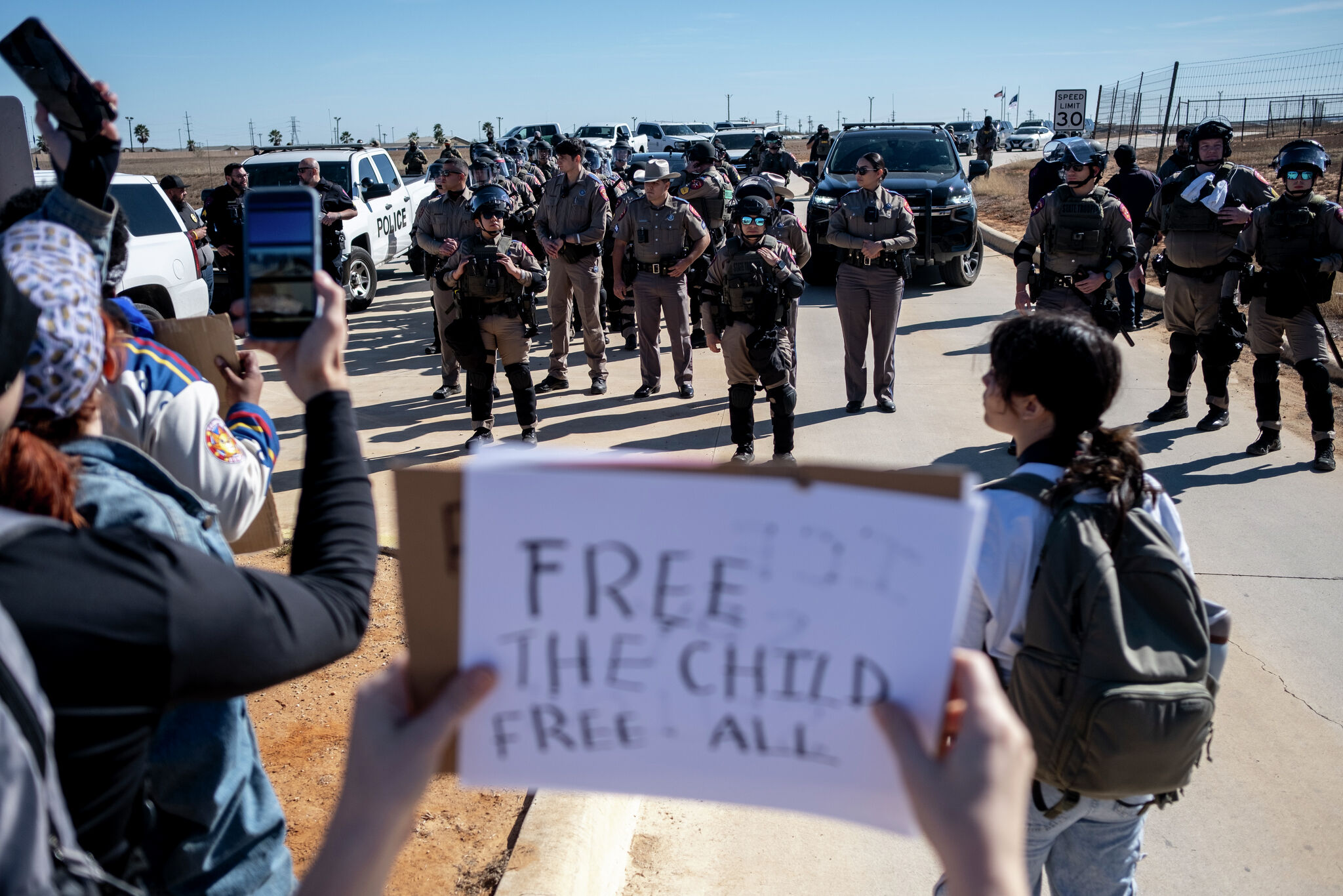Infant held at controversial Texas ICE facility rushed to hospital