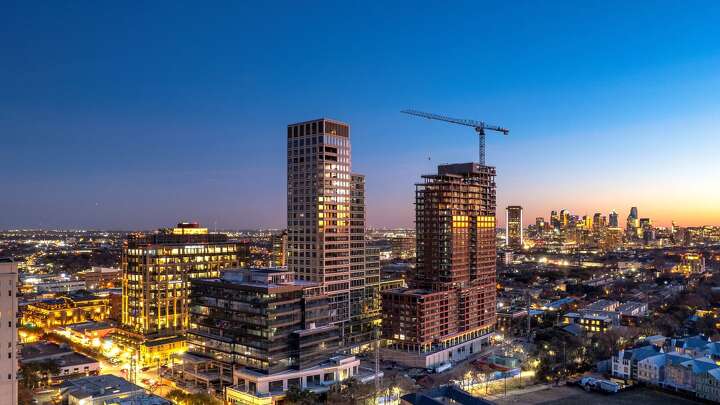 Developers top out glitzy Knox Street development in Dallas