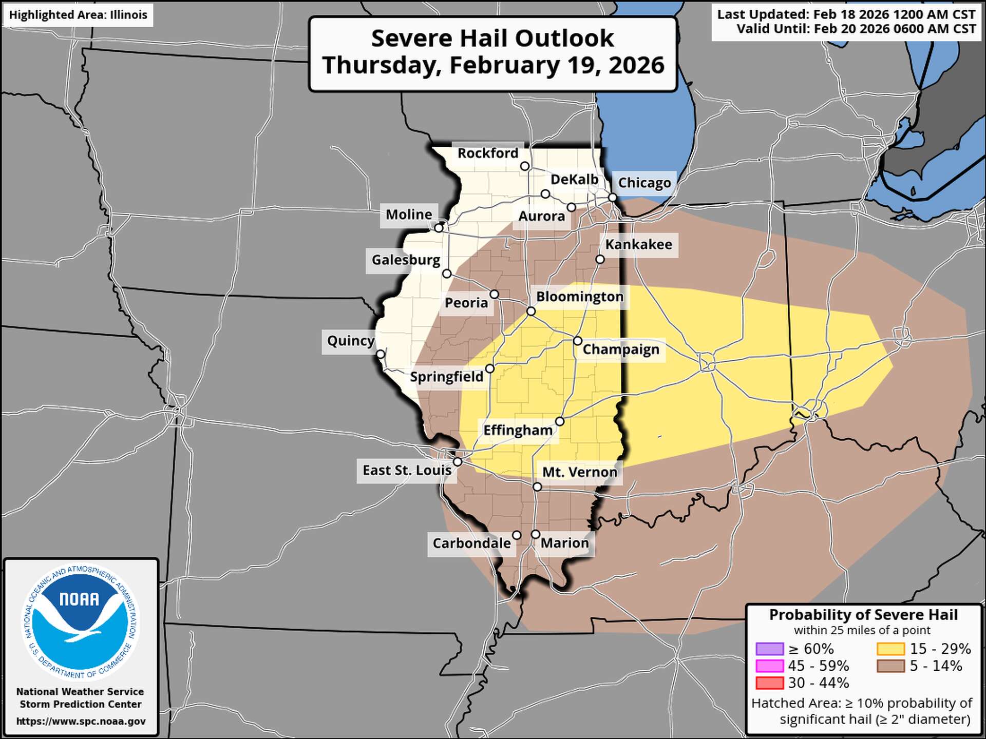 Illinois severe thunderstorm timing and threats coming into focus