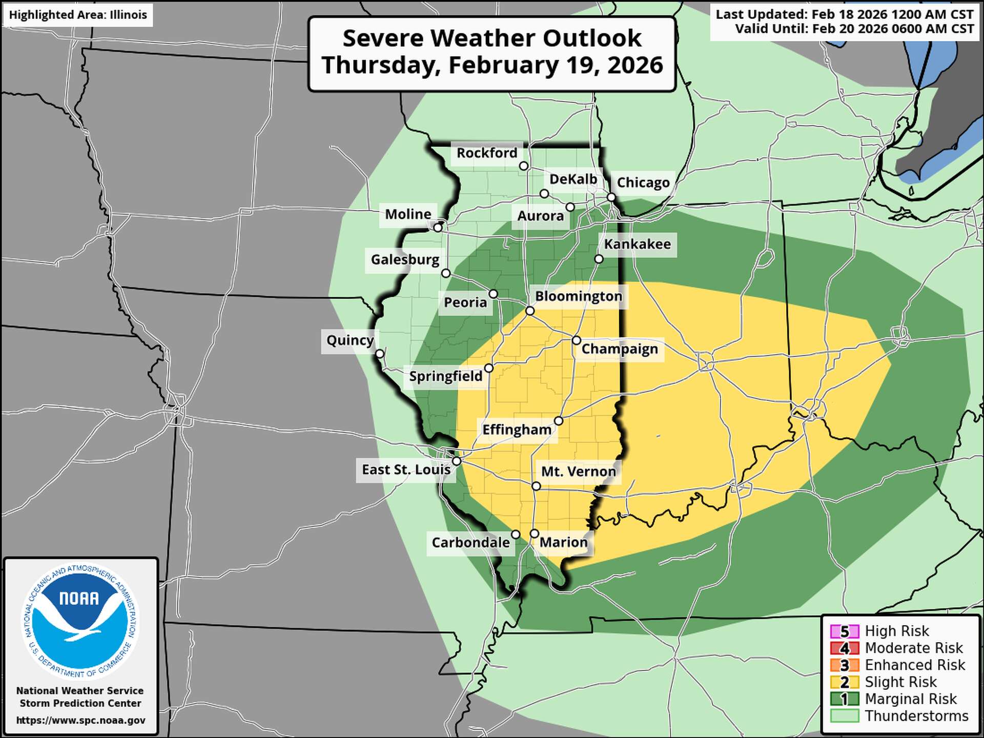 Illinois severe thunderstorm timing and threats coming into focus