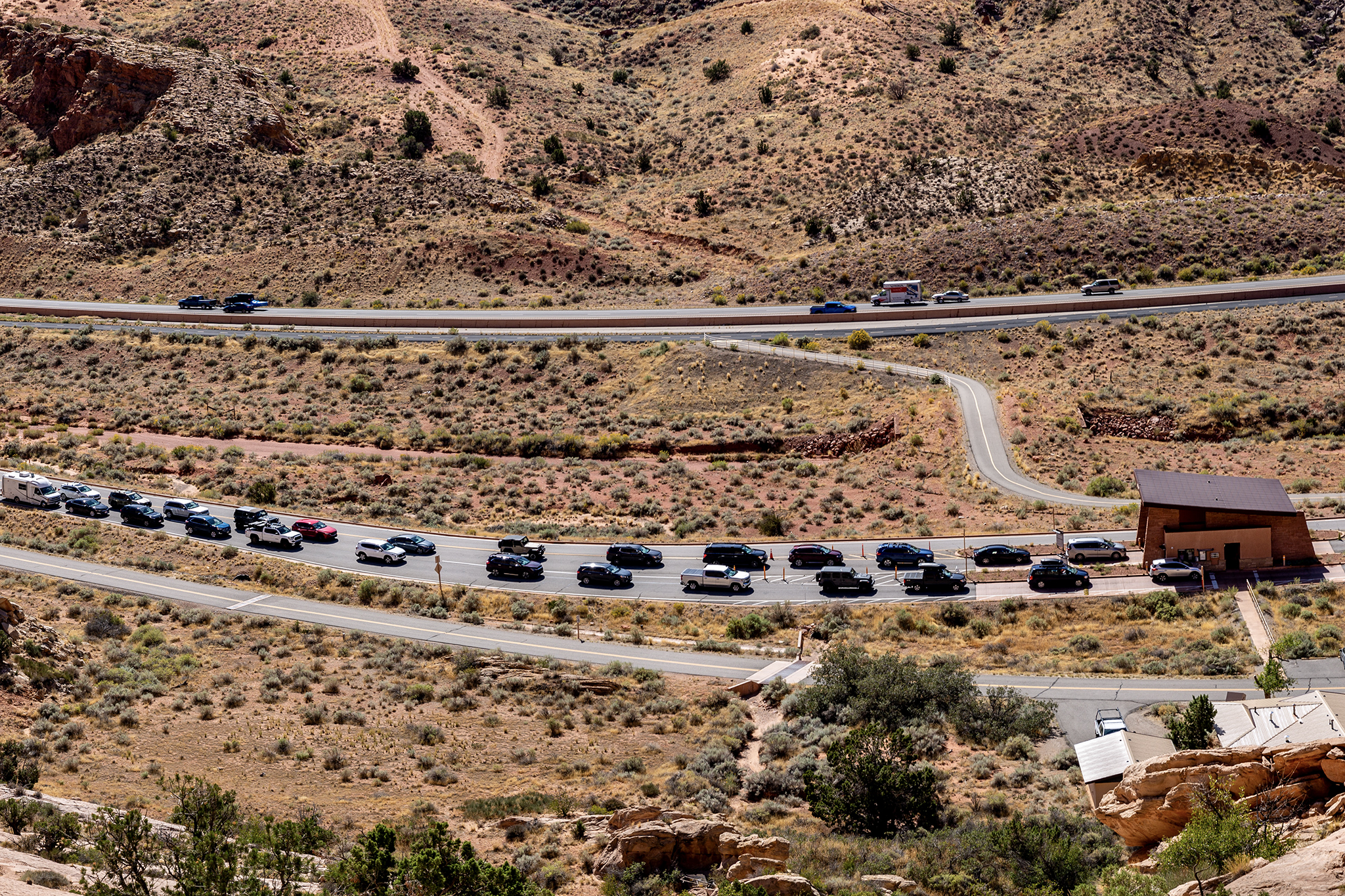 Ein Shuttlebus im Arches-Nationalpark sorgt für Chaos in Moab