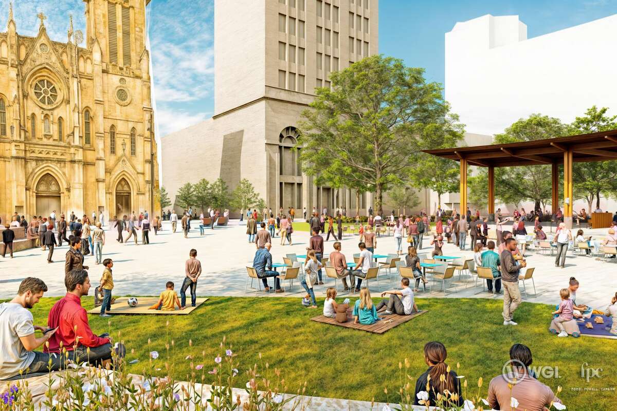 Renderings show $15 million worth of improvements the city of San Antonio and the Main Plaza Conservancy are planning at Main Plaza.