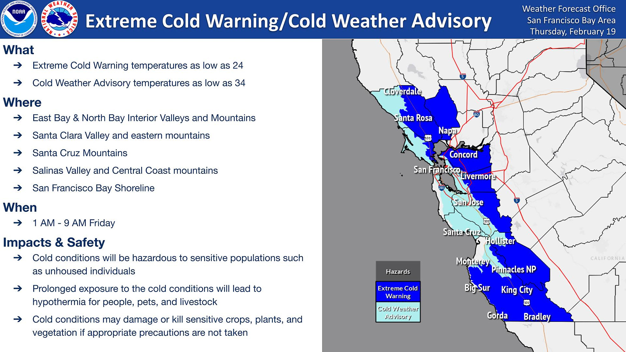 Regional: Bay Area Rain To Clear Out, Low Temps To Linger; More Storms ...