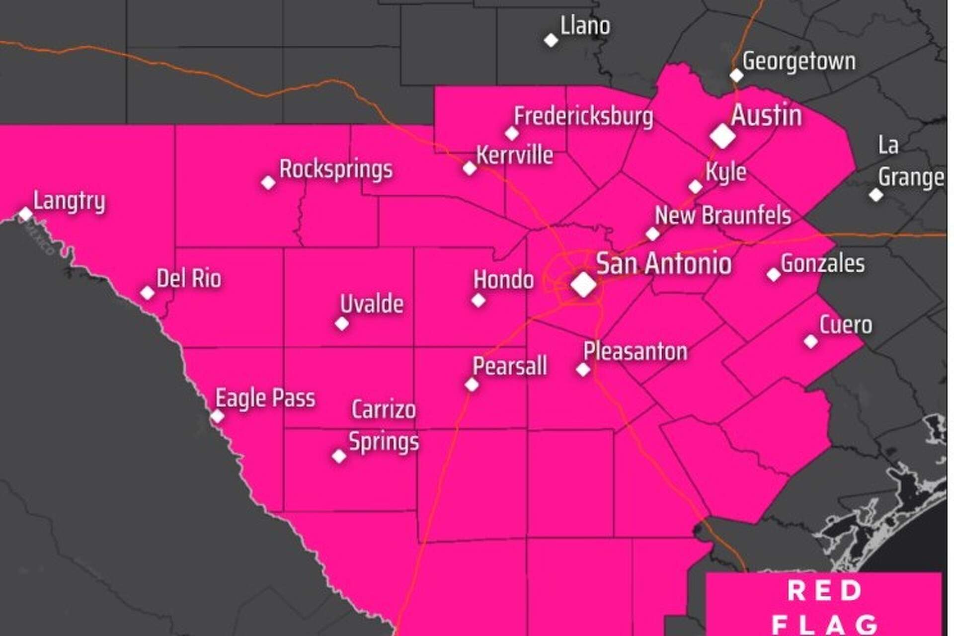 Austin weather alert: Saturday cold front raises wildfire risk