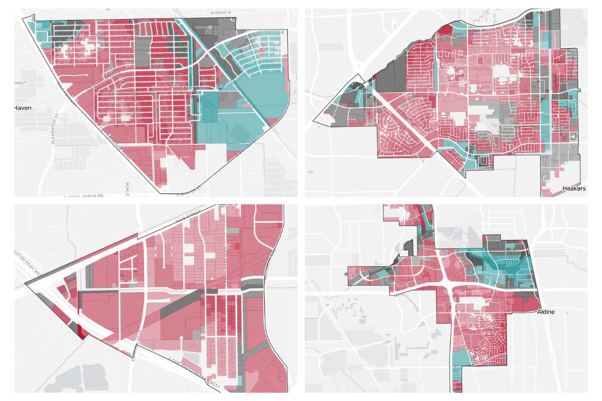 Houston neighborhoods most affected by FEMA's flood maps