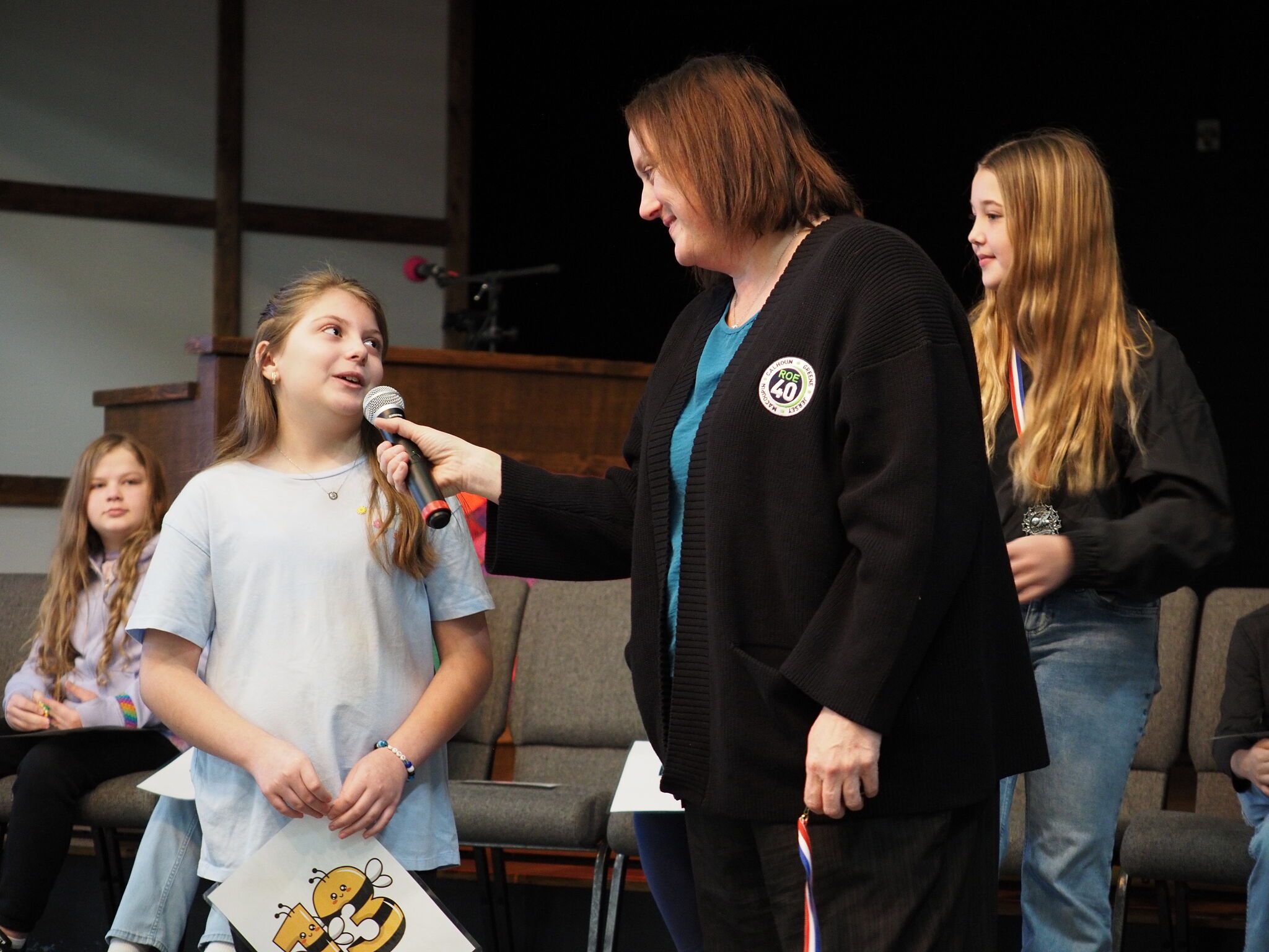 ROE 40 regional spelling bee winners in Brighton IL