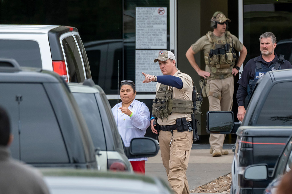 About 280 workers arrested in ICE raid at Allen technology business