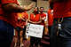 Ananna Anu carried a sign calling for paid sick time when members of Democratic Socialists of America joined a Black Clergy Rally at City Temple Seventh Day Adventist Church in Dallas this week.