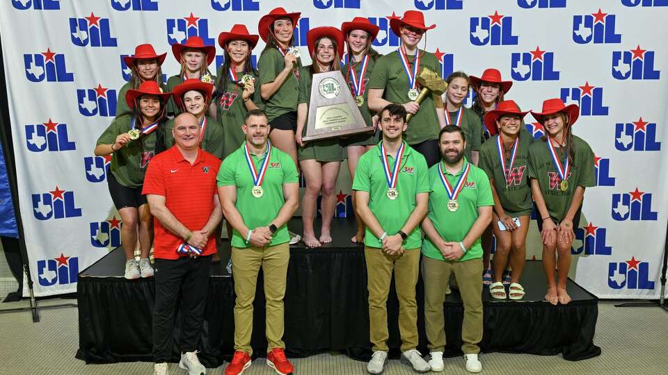 The Woodlands girls swimming and diving team won the Class 6A state championship.