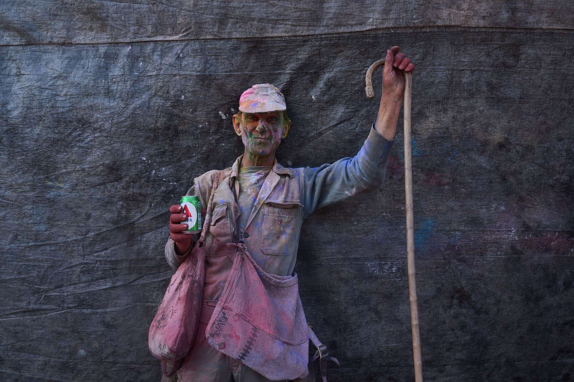 A colorful 'flour war' in Greece marks the start of Lent, in photos