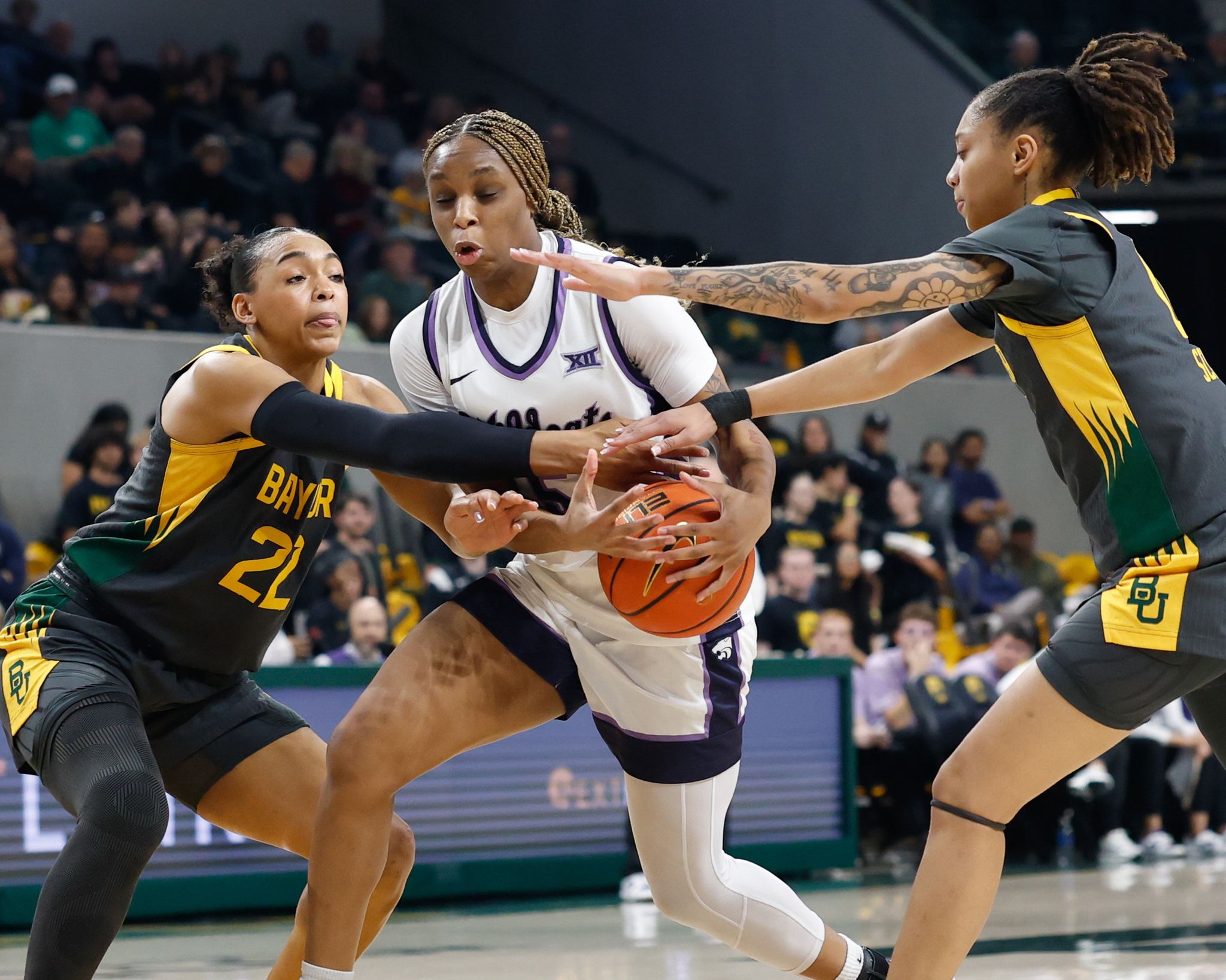 Taliah Scott scores 20 and No. 18 Baylor women beat Kansas State 80-54