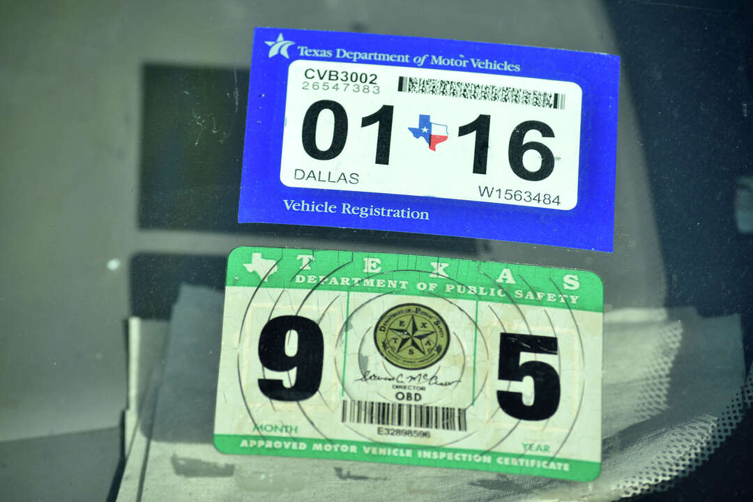 Expired Registration Texas Fine