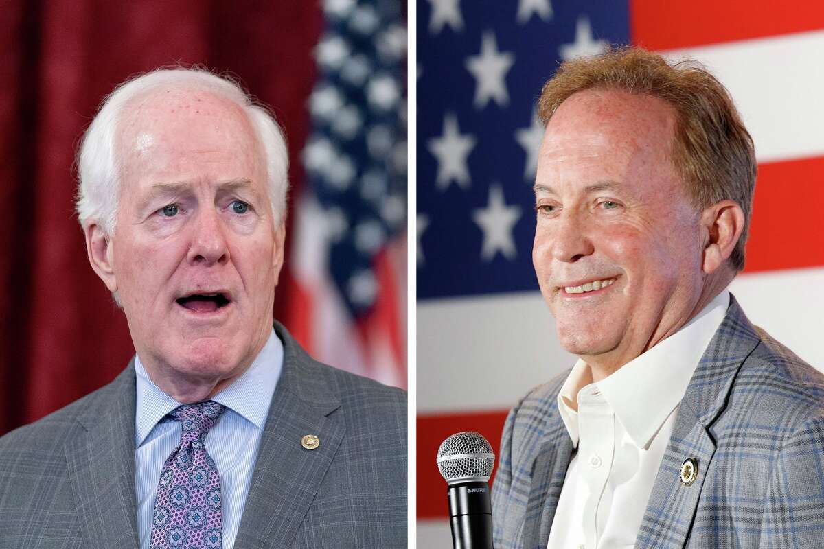 U.S. Senator John Cornyn (R-TX) and Texas Attorney General Ken Paxton.