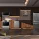 Kitchen with new LG Seamless appliances.