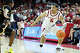 Arkansas guard Darius Acuff Jr. drives to the basket during a game against Missouri at Bud Walton Arena on Feb. 21, 2026 in Fayetteville, Arkansas. The Razorbacks defeated the Tigers 94-86.