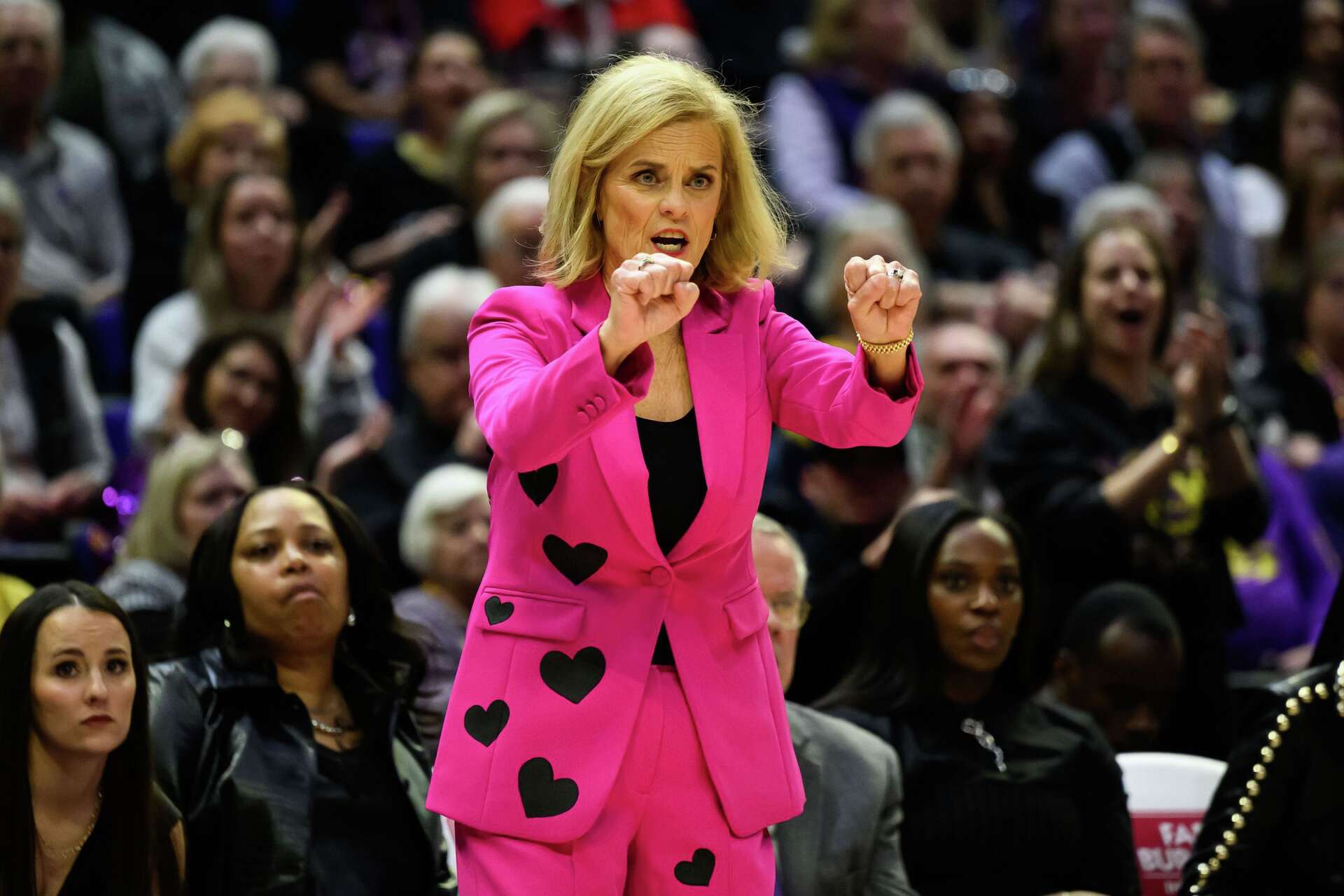 LSU coach Kim Mulkey provides artist a Valentine's Day to remember