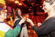 Patrons cheers after ordering glasses of wine at Bar Part Time in San Francisco, Calif. on Feb. 24, 2026.