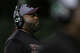 Windsor head coach Rob Fleeting looks on from the sideline during a CIAC high school football game against Maloney at Falcon Field in Meriden, Conn., Friday, October 18, 2024.
