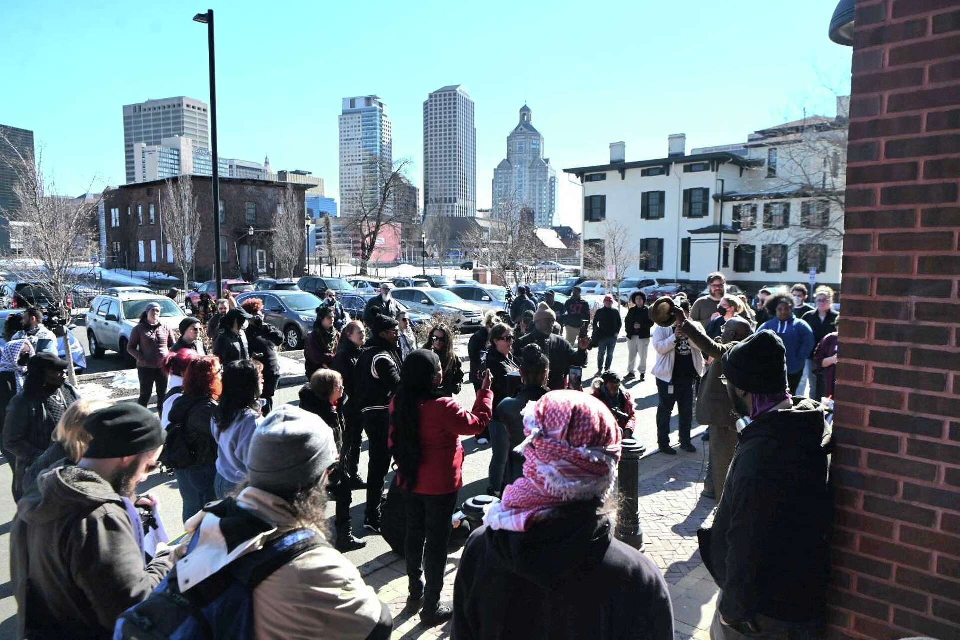 Hartford rally demands change after 2 police shootings
