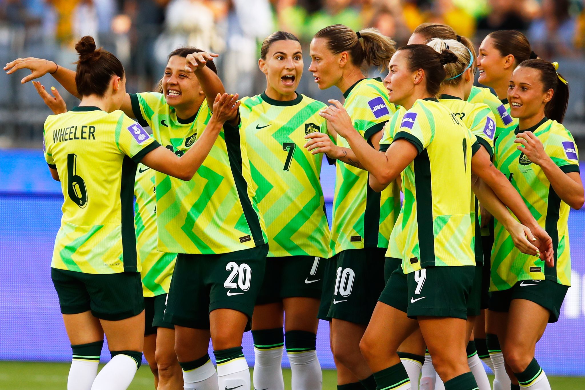 Sam Kerr's header helps Australia edge Philippines in the Women’s Asian ...