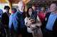 Sen. John Cornyn, left, poses for photos and visits with backers at campaign stop in Austin, Tuesday, Feb. 17, 2026. (AP Photo/Eric Gay)