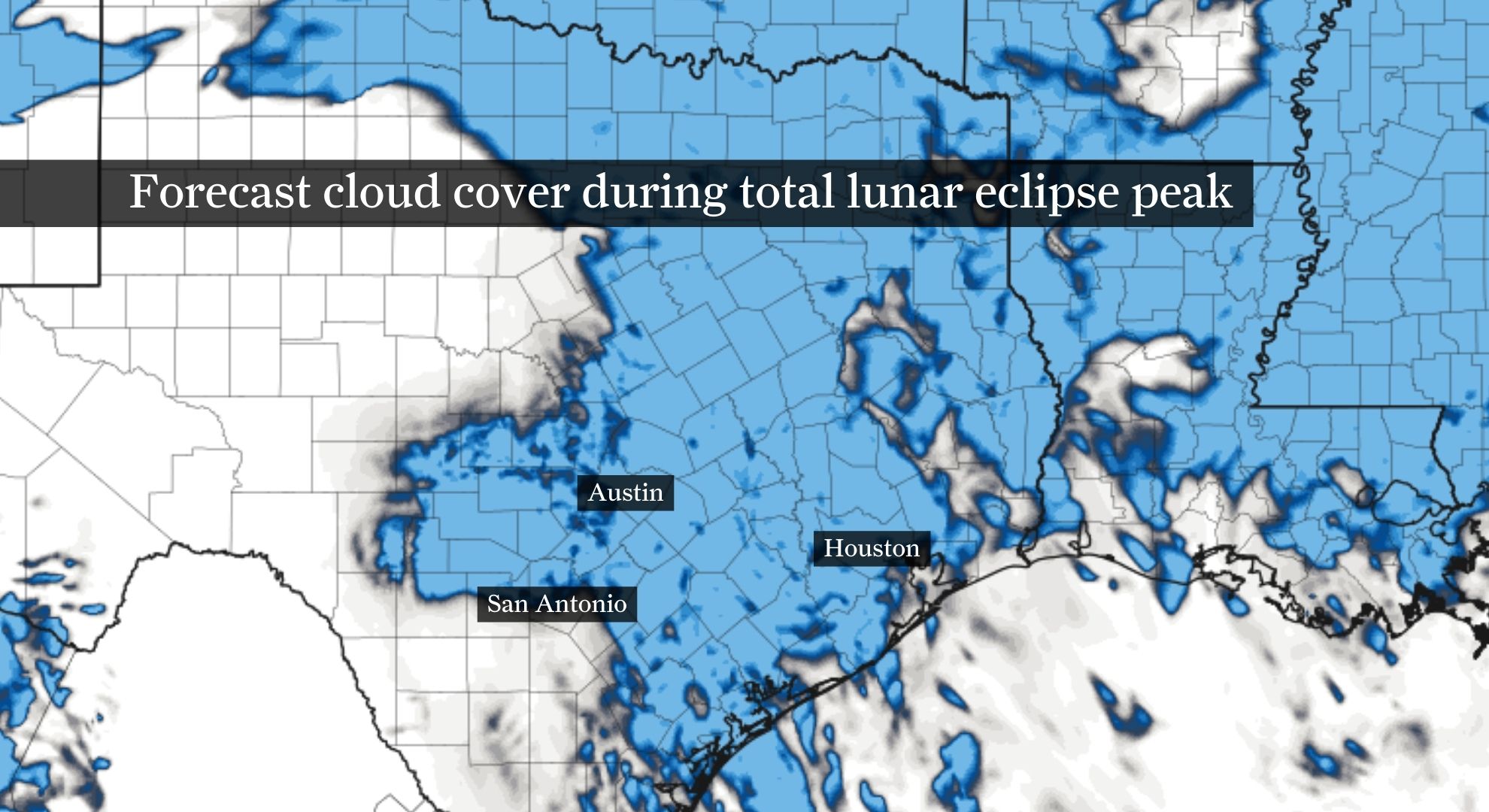 Will clouds block Houston’s lunar eclipse?