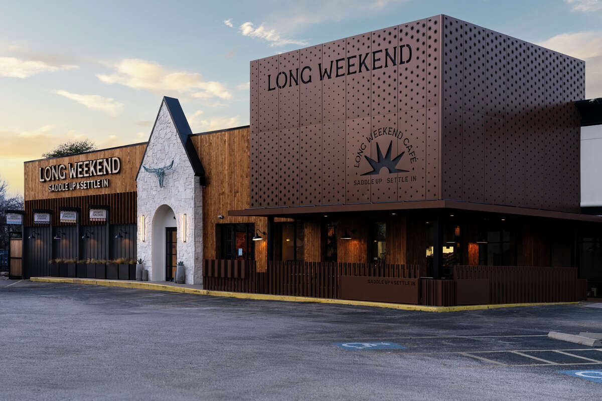 Exterior of new Shady Acres restaurant Long Weekend. 