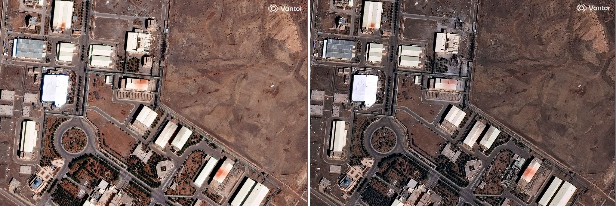 Satellite images show damage to Iran’s Natanz nuclear facility