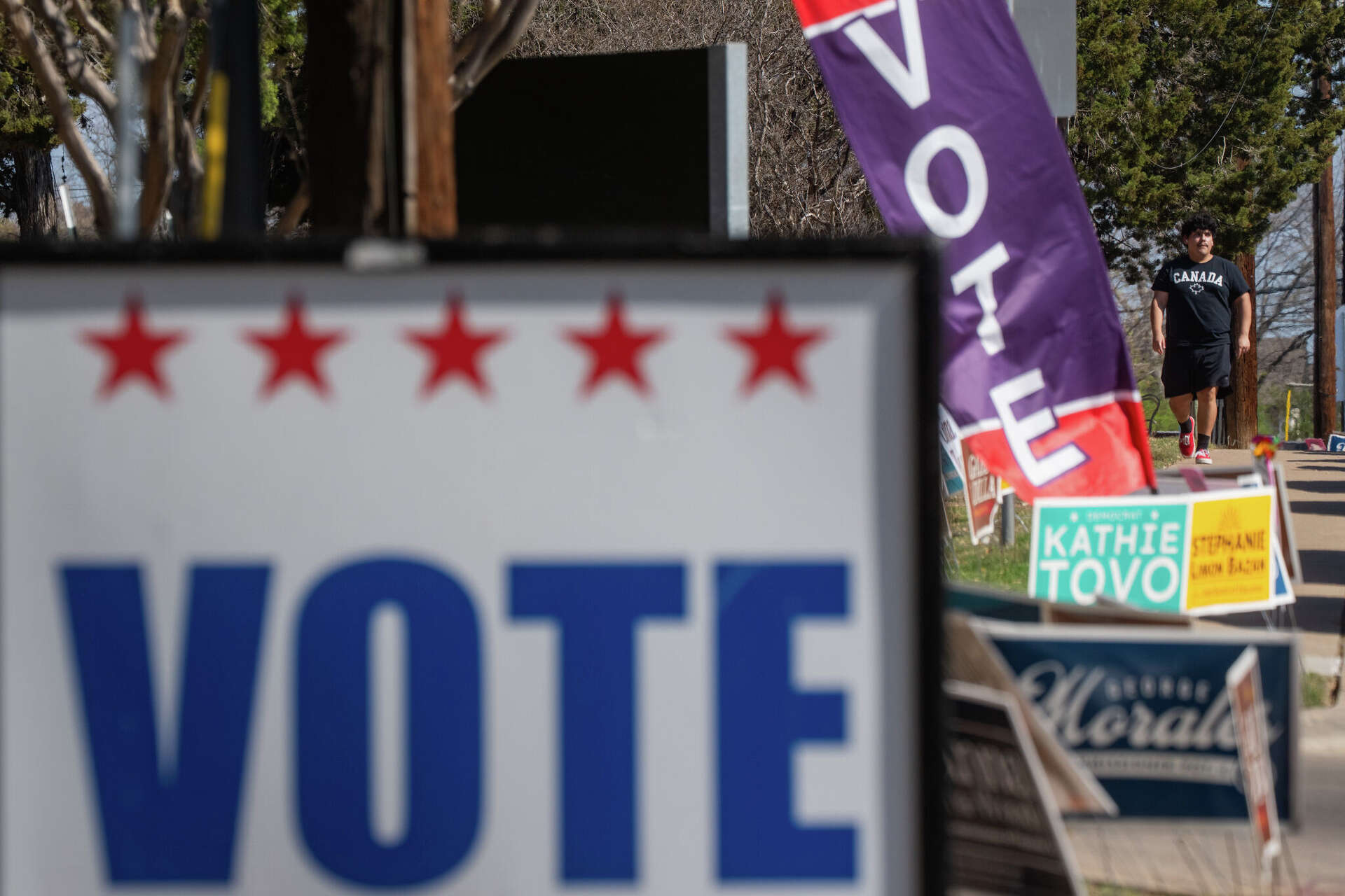 Texas voters are not casting their vote in runoff races on May 2