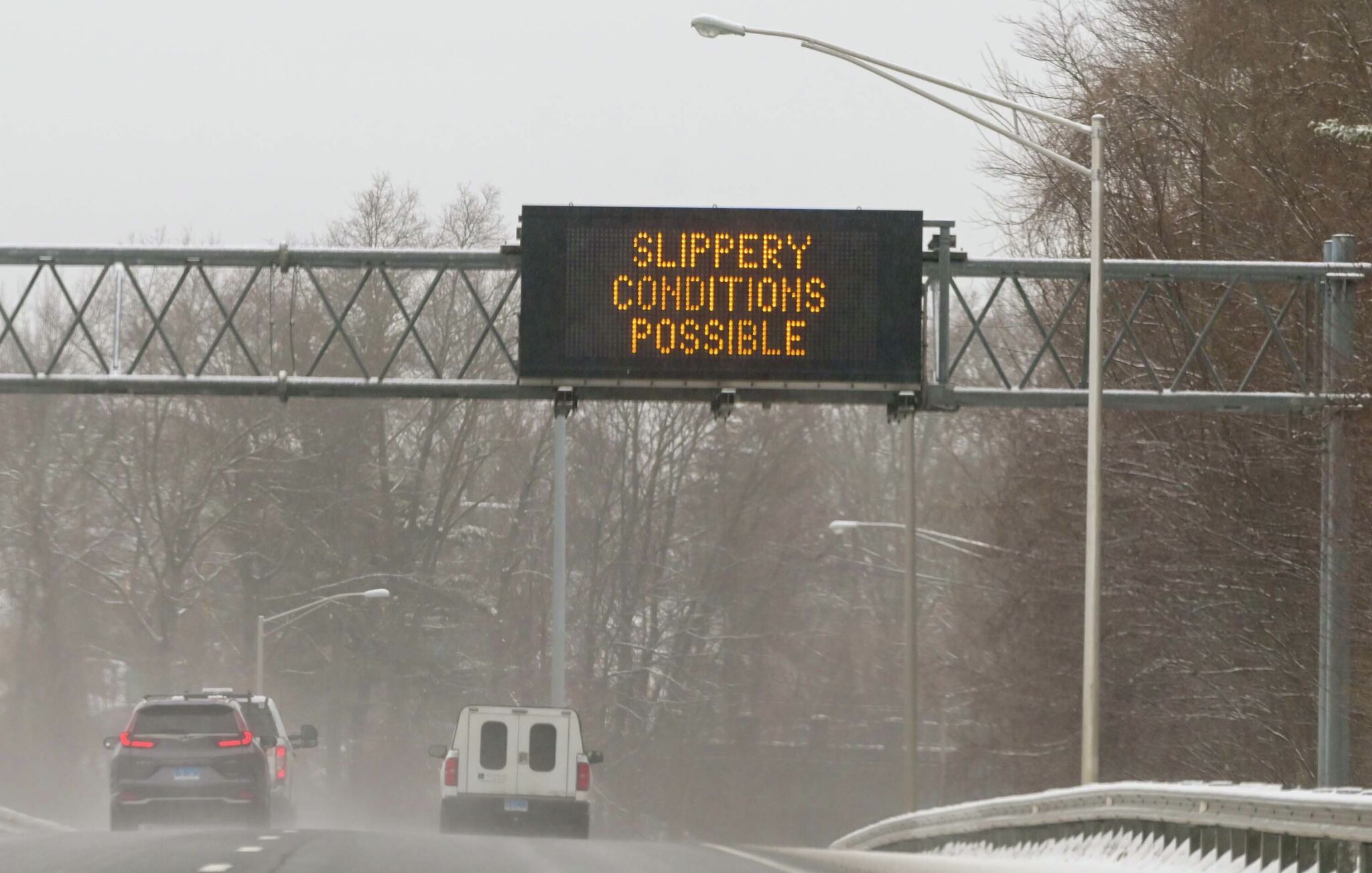 Black ice causes slippery morning commute in CT
