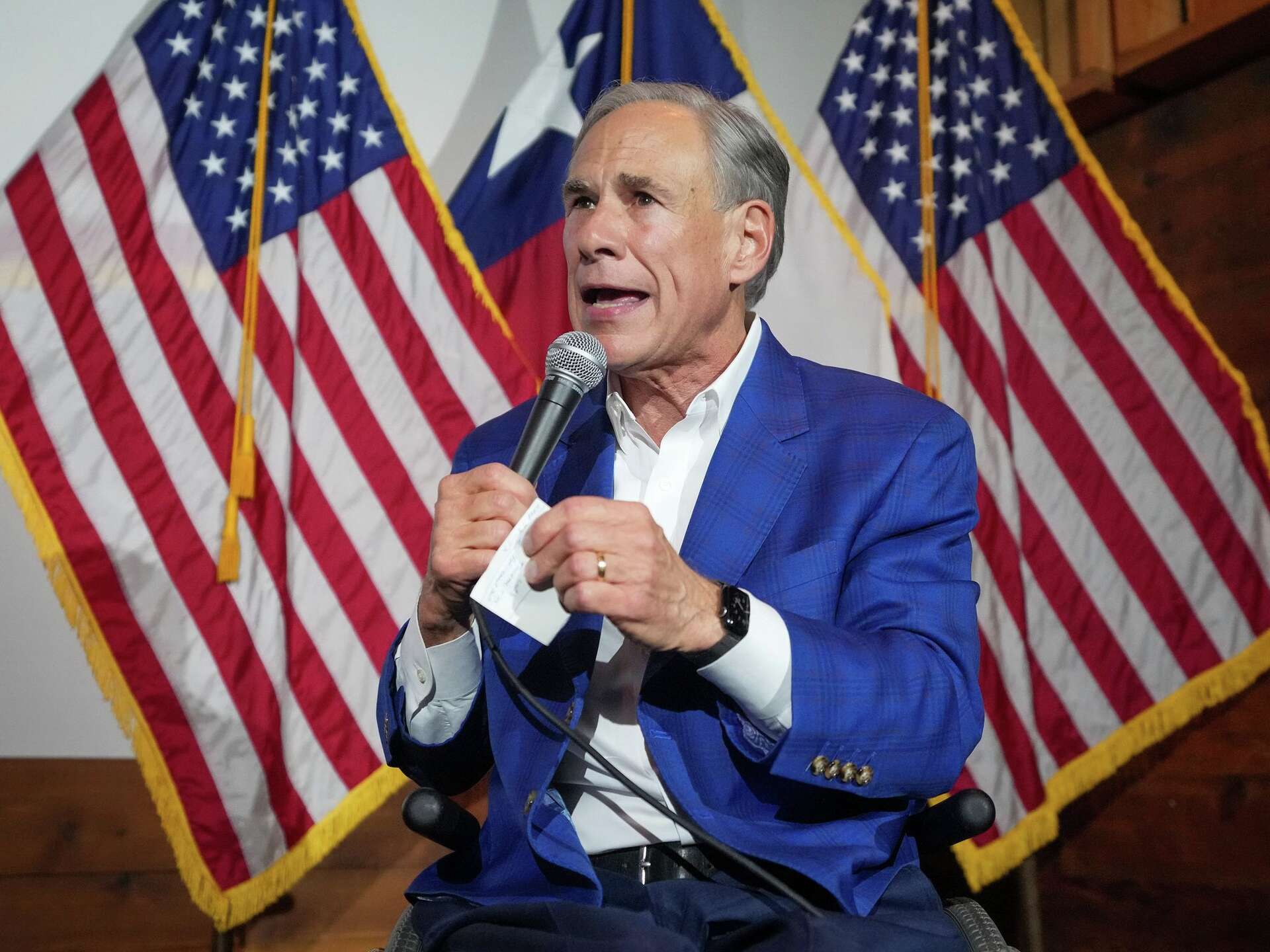 Texas Gov. Greg Abbott comfortably ahead in GOP primary