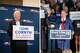 Incumbent U.S. Sen. John Cornyn, R-Texas (left) and Texas Attorney General, and U.S. Senate candidate, Ken Paxton (right) move to a runoff as neither secured a majority during the March 3, 2026 primary election.