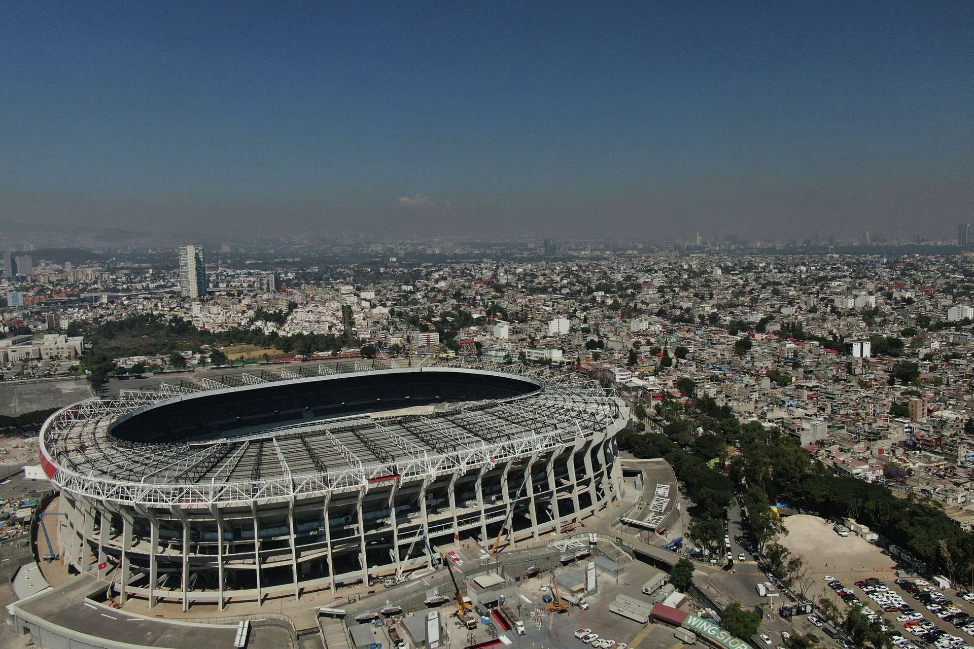 Apresuran los trabajos para la reapertura del Estadio Azteca antes del ...