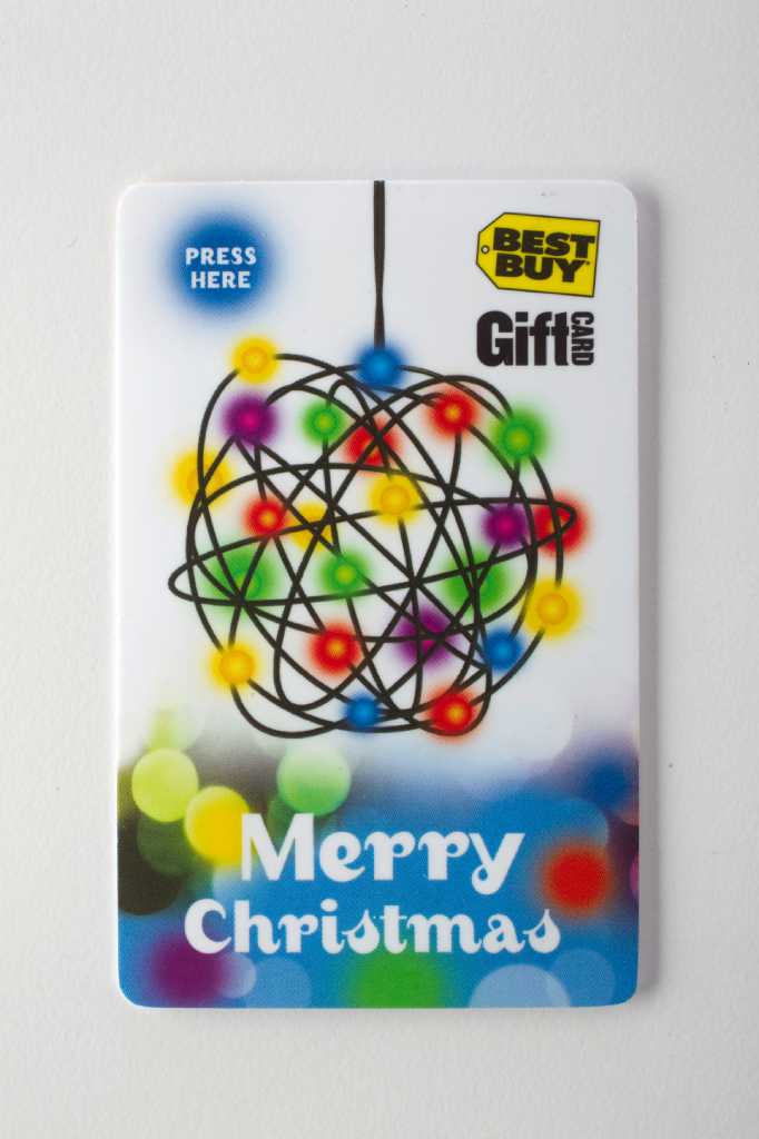 Gift cards come with bells and whistles literally