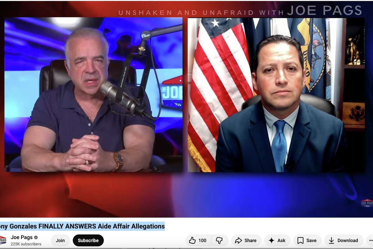 U.S. Rep. Tony Gonzales appears on 