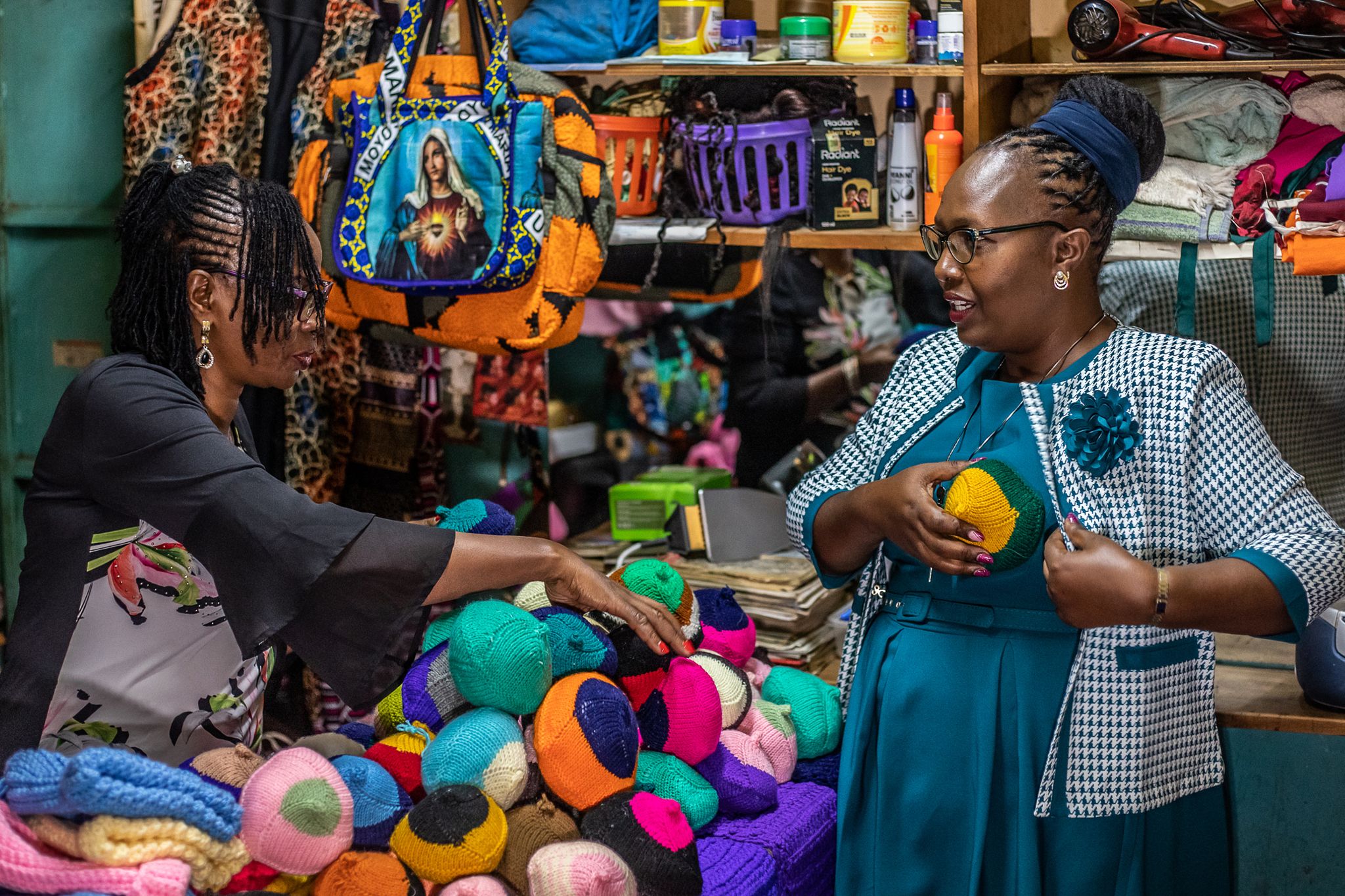 A breast cancer survivor knits prostheses in Kenya as silicone ones are ...
