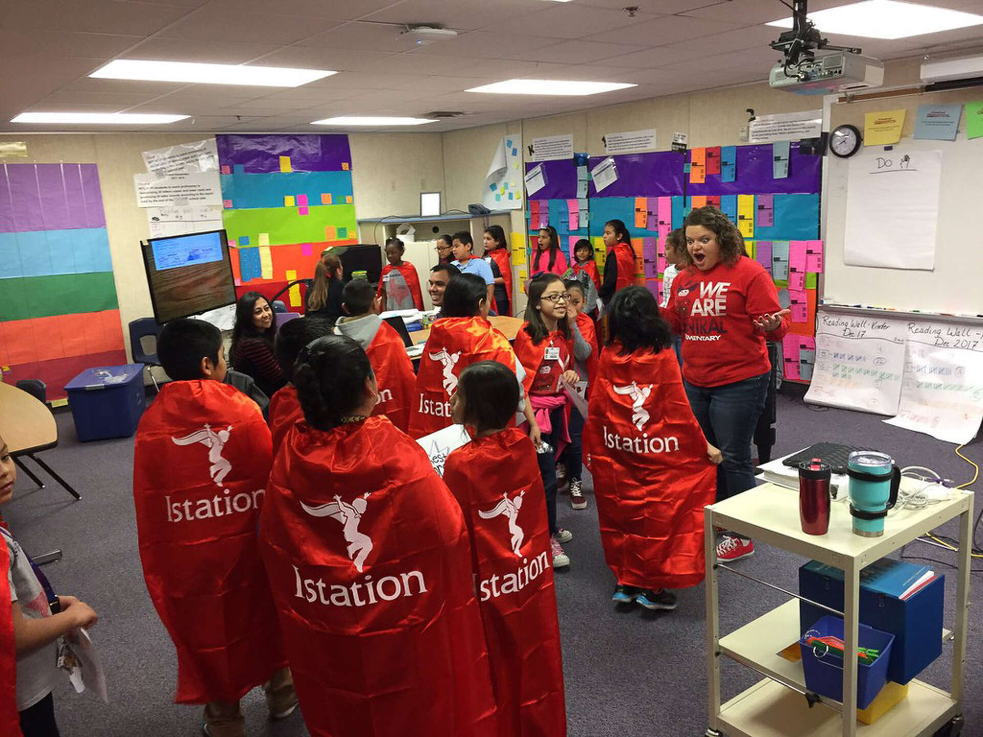 Istation Sign Dallas-based Istation turns classwork into child's play